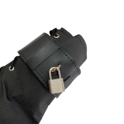 3R - Par de Luvas Restritoras Com Fivelas Para Cadeado