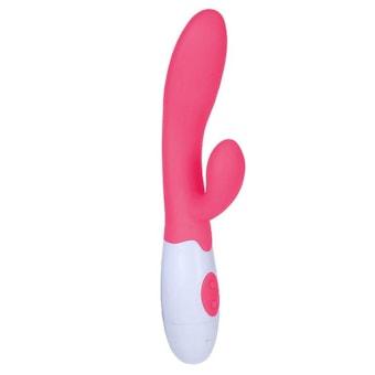 Alvis - Vibrador De Ponto G E Clítoris Em Silicone Com 30 Vibrações | Rosa