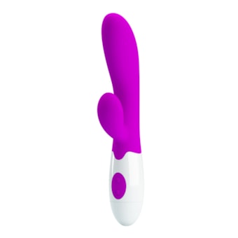 Alvis - Vibrador De Ponto G E Clítoris Em Silicone Com 30 Vibrações | Roxo