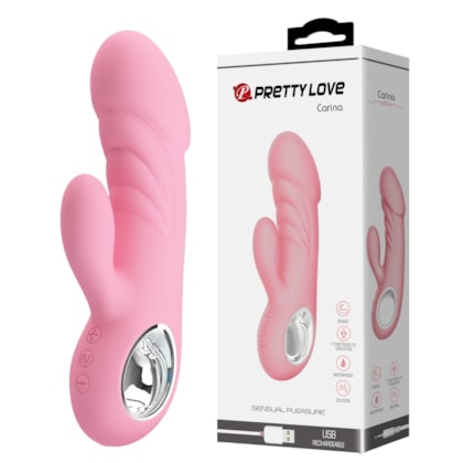 Ansel - Vibrador de Ponto G e Clítoris Com 7 Vibrações Extra Forte