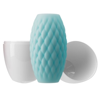 Athena Eros - Masturbador Masculino Tipo Egg Com Textura Interna Super Macia e Entrada Dupla
