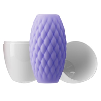 Athena Eros - Masturbador Masculino Tipo Egg Com Textura Interna Super Macia e Entrada Dupla