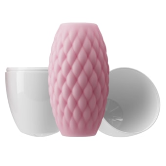 Athena Eros - Masturbador Masculino Tipo Egg Com Textura Interna Super Macia e Entrada Dupla