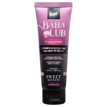 Baba Lub - Gel Lubrificante a Base de Água Com Sabor de Chiclete