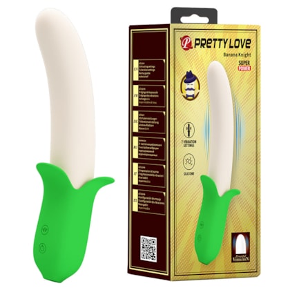 Banana Knight – Vibrador de Ponto G com 7 Modos de Vibração