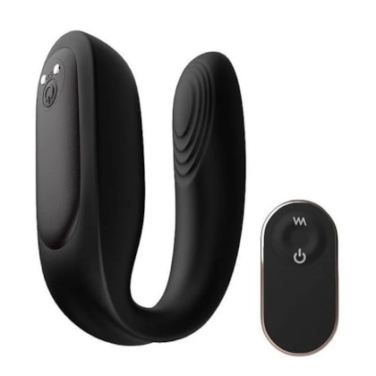 Baud-RCT - Vibrador Para Casais com Controle Sem Fio e 9 Vibrações | Preto