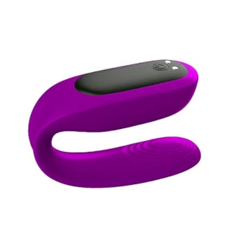 Baud-RCT - Vibrador Para Casais com Controle Sem Fio e 9 Vibrações | Roxo