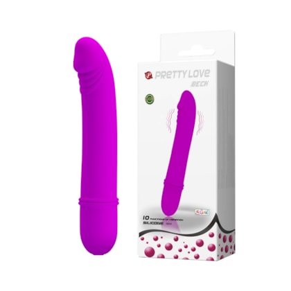 Beck - Vibrador Ponto G com Glande Definida e 10 Modos de Vibração