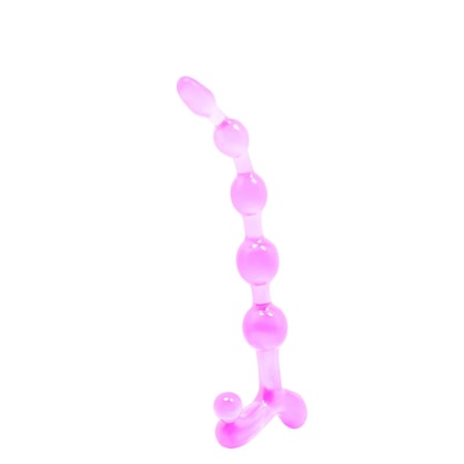 Bendy Twist - Cordão Tailandês Com Bolinhas de Tamanhos Gradativos e Alça de Segurança
