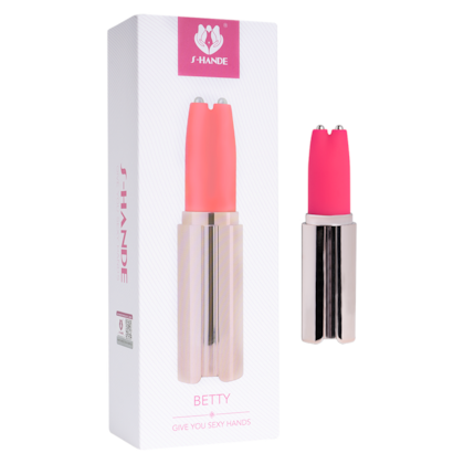 Betty - Vibrador Formato Batom com 9 Modos de Vibração e 3 Ondas de Microchoque