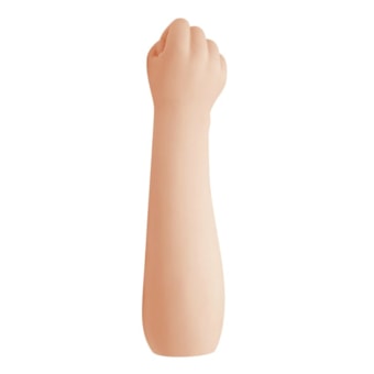 Big Fist - Prótese Penetradora em Formato de Mão Fechada em Cyberskin | 36 x 8,8cm