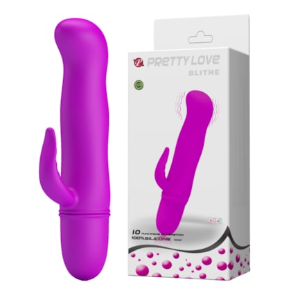 Blithe - Vibrador Ponto G Com Estimulador de Clítoris e 10 Funções de Vibro