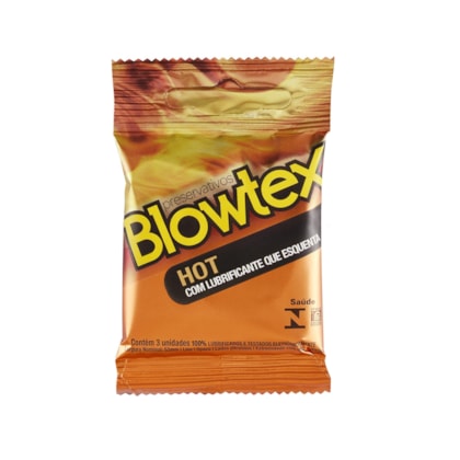 Blowtex Hot - Preservativo Que Esquenta | 3 Unidades