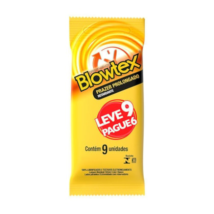 Blowtex Prazer Prolongado - Preservativo com Gel Retardante