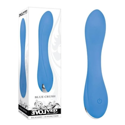 Blue Crush - Mini Vibrador Ponto G com 10 Funções de Vibração à Prova D'água e Submersível