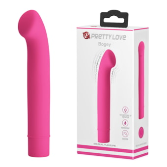 Bogey - Vibrador Ponto G em Silicone Soft Touch Com 10 Funções de Vibração