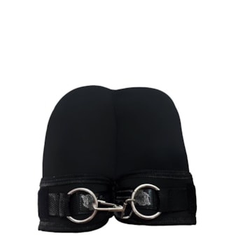 Bondage Buddy - Luva Restritora Dupla com Velcro para Ajuste e Fivelas que Permitem Prender com Cadeado