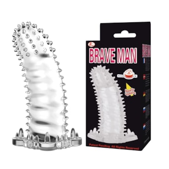 Brave Man - Capa Peniana Com Textura Extremamente Excitante