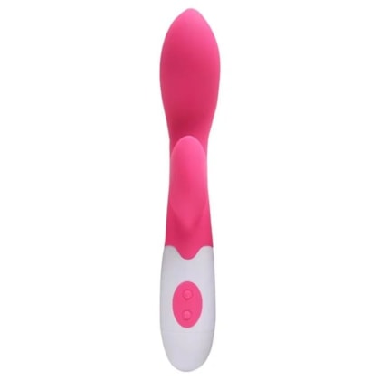 Brighty - Vibrador De Ponto G E Clitóris Em Silicone Com 30 Modos De Vibração | Rosa