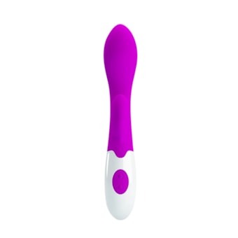 Brighty - Vibrador De Ponto G E Clitóris Em Silicone Com 30 Modos De Vibração | Roxo