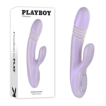 Bumping Bunny - Vibrador Rabbit Vai e Vem com 10 Funções em Cada Motor, Aquecimento à Prova D'água e Submersível