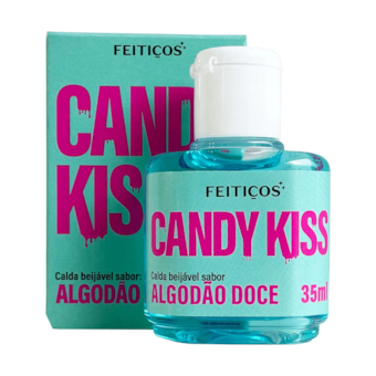 Candy Kiss - Calda Beijável Para Sexo Oral | Sabor: Algodão Doce