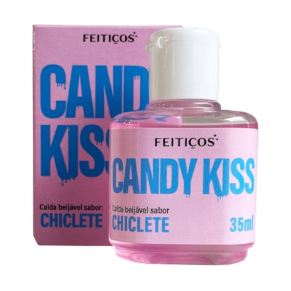 Candy Kiss - Calda Beijável Para Sexo Oral | Sabor: Chiclete