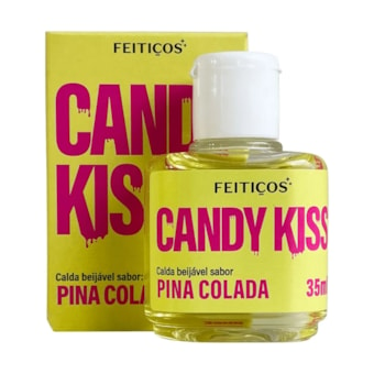 Candy Kiss - Calda Beijável Para Sexo Oral | Sabor: Pina Colada