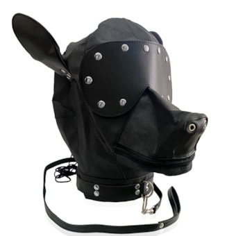 Capuz com Focinho, Orelhas e Guia