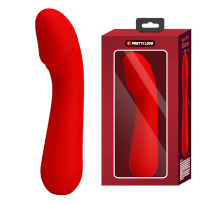 Cetus - Vibrador do Ponto G Super Macio Com 12 Modos de Vibração e Função Memória | Vermelho