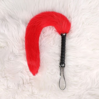 Chicote de Rabo de Raposa Vermelho
