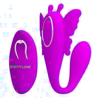 Chimera – Vibrador de Casal em Silicone, Impermeável e com 12 Modos de Vibração