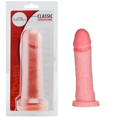 Classic - Prótese Peniana Com Veias ao Longo do Corpo e Glande Realista