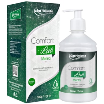 Comfort Lub 500 Gramas - Lubrificante a Base D'água Beijável | Sabor: Menta