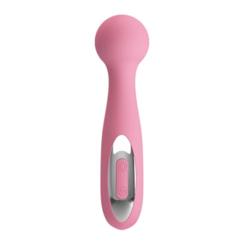 Cornelius - Vibrador Massageador Com 12 Funções de Vibração | Rosa