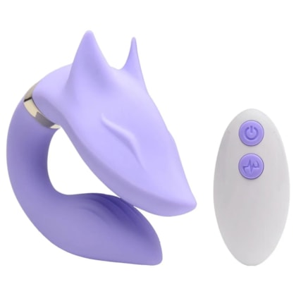 Couple Toys - Vibrador de Casal Formato Raposa Com 9 Modos de Vibração e Controle Remoto Sem Fio