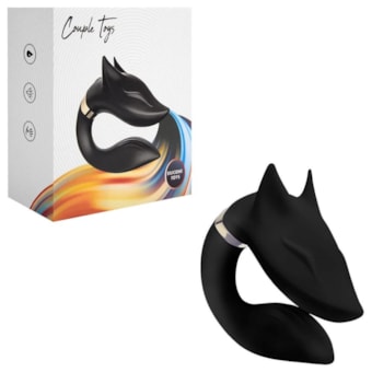 Couple Toys - Vibrador de Casal Formato Raposa Com 9 Modos de Vibração e Controle Remoto Sem Fio