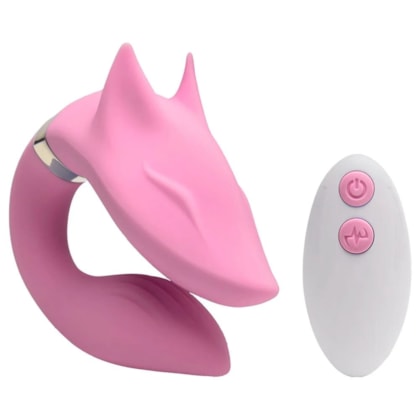 Couple Toys - Vibrador de Casal Formato Raposa Com 9 Modos de Vibração e Controle Remoto Sem Fio