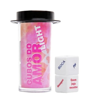 Cubos do Amor Light - Kit de 2 Dados com Tarefas e Parte do Corpo