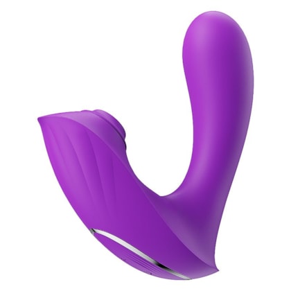 Curved Fit Design - Vibrador Dual Com 9 Funções de Ondas de Pressão, 9 Modos de Vibração e Controle Via Aplicativo