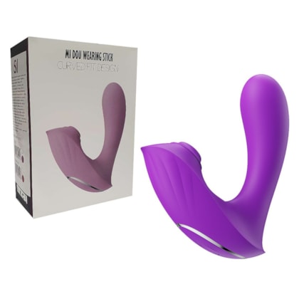 Curved Fit Design - Vibrador Dual Com 9 Funções de Ondas de Pressão, 9 Modos de Vibração e Controle Via Aplicativo