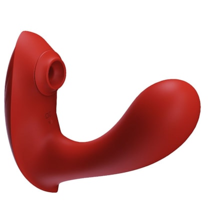 Curved Fit Design - Vibrador Dual Com 9 Funções de Ondas de Pressão, 9 Modos de Vibração e Controle Via Aplicativo