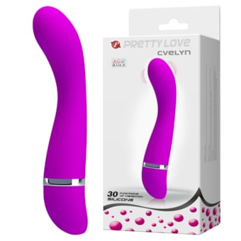 Cvelyn - Vibrador Ponto G Inteiro em Soft Touch Com 30 Modos de Vibração