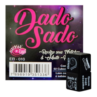 Dado Sado - Dado Duplo de Sadomasoquismo e Fetiches