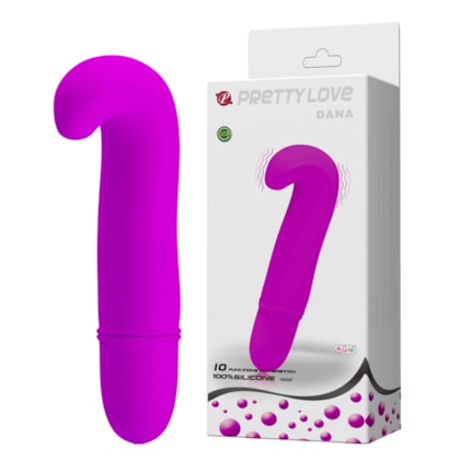 Dana - Mini Vibrador Ponto G Em Soft Touch Com 10 Modos De Vibração