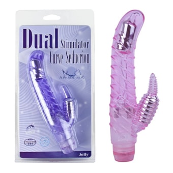 Dual Stimulator - Vibrador Rabbit Ponto G e Clítoris Com Vibração Multivelocidade