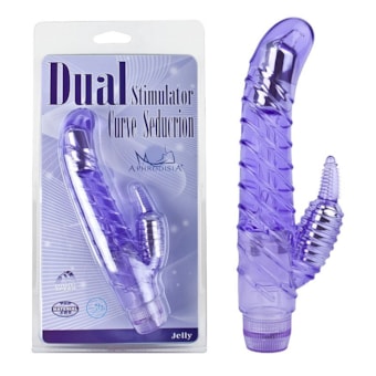 Dual Stimulator - Vibrador Rabbit Ponto G e Clítoris Com Vibração Multivelocidade