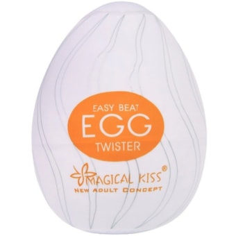 Egg Twister - Masturbador Masculino com Textura Ondulada Vertical