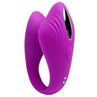 Ela App - Vibrador de Casal Com 2 Motores, 9 Modos de Vibração em Cada e Aplicativo | Roxo