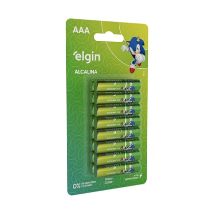Elgin - Pilha Alcalina Modelo AAA | Blister com 16 Unidades